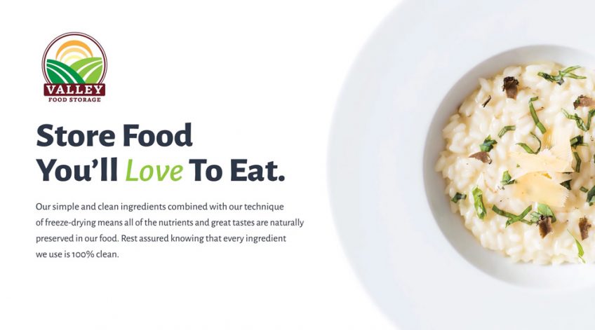 Valley Food Storage - Long Term Freeze Dried Food Kits - Planet Organics