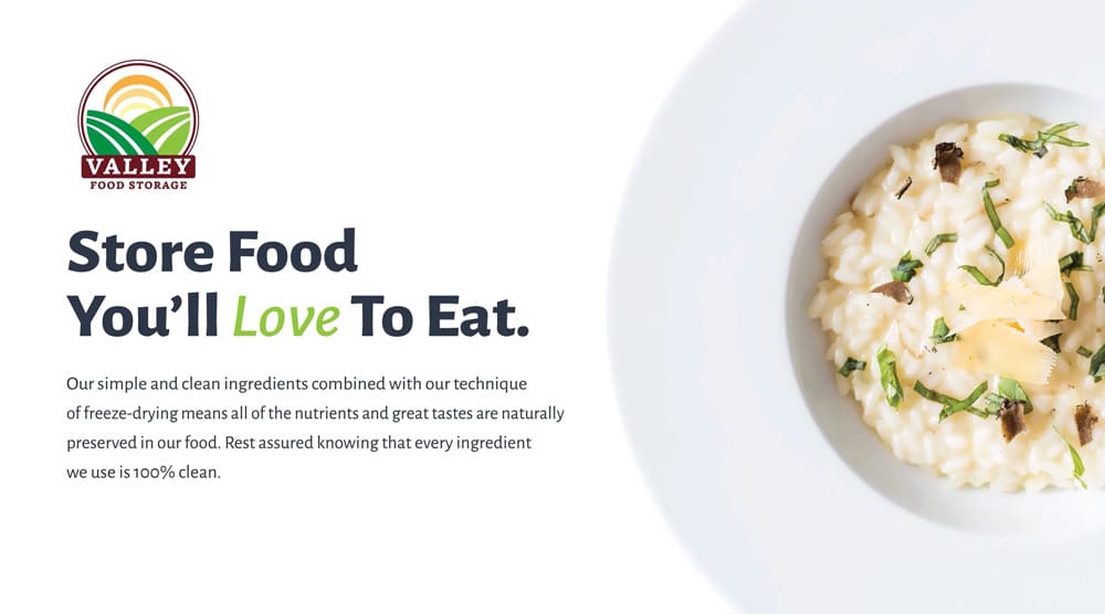 organic freeze dried food kits