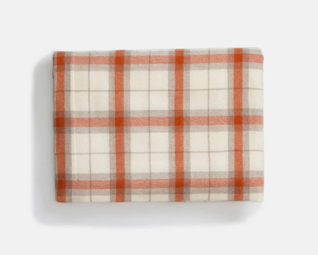 alpaca plaid blanket