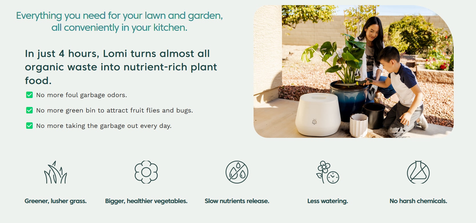 The Lomi Composter AwardWinning Countertop Compost Machine